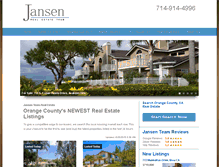 Tablet Screenshot of jansen-team.com